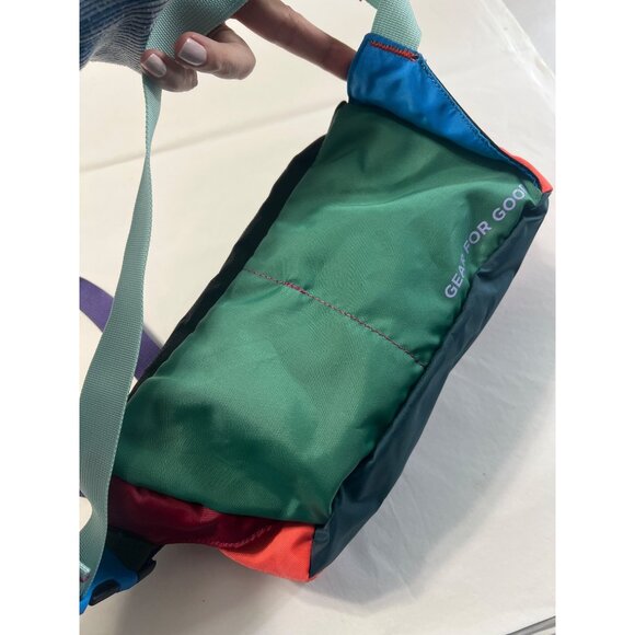 Like New Cotopaxi Red/Green/Black Del Dia belt bag 3L - Picture 5 of 9
